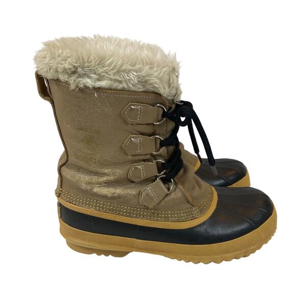 Sorel Manitou Winter Boots Insulated Waterproof Women Size 10 - Picture 1 of 15